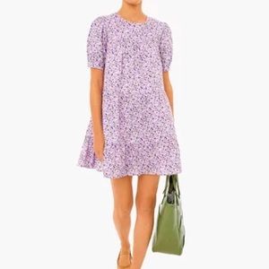 Tuckernuck Pomander Place Lilac Floral Quinn Dress